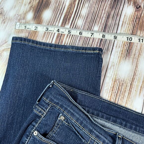 Levi's Signature CURVY STRAIGHT Size 22 Short High Rise Jeans Denim Pants 38x27 - Picture 5 of 10